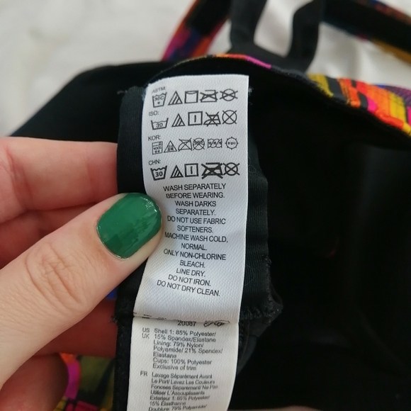 Brooks Juno Velcro Strap Adjustable High Support Sports Bra Plus Size 40D - Picture 15 of 16